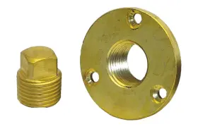 54837 Kimpex Garboard Drain Plug Kit - Brass