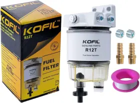 Kfl-r12t Kofil R12t Fuel Water Separator Marine Replaces Racor S3240 Complete Kit