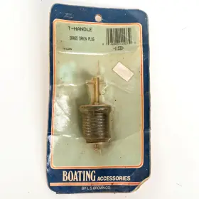 11533 L.s. Brown Co. Brass Drain Plug - 1 Inch / 25mm T Handle Bung Marine Boating L.s