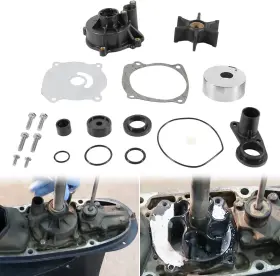Luqp1258 Lu-auto Brp/omc 5001594 Water Pump Kit Fit For Johnson And Evinrude Outboards