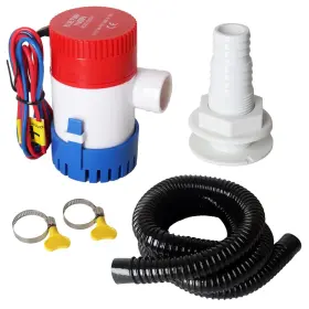 Np-t8s3-3uhd Lxngyi 12v 1100gph Boat Bilge Water Pump 11/8 Inch Dia Plumbing Kit 6.5