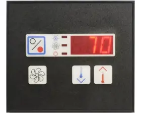 222000200 Marine Air Systems Dometic Passport I/o Digital Thermostat Solid Black Face Free Ship