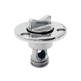 Mc12451021 Marine City 316 Stainless Steel Round Drain Plug Fits 1 Inch Hole Thread 3/4 Boat