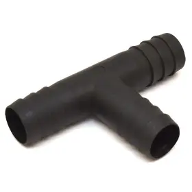 8070 Marine East Boat Angled Tee Fitting 1 1/2 Inch Barbed Nylon