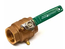 Bvlv1.500-fphl Marine Hardware 1.5 Inch Ball Valve Bronze