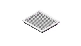 Pg10x4rf Marine Systems Inc. Plastic Grille Fixed Vanes With Filter 10 Inch X 4 By Msi