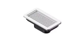Pga5x5r-4b Marine Systems Inc. Plastic Grille Adj. Vanes 5 Inch X With 4 Duct Ring Back
