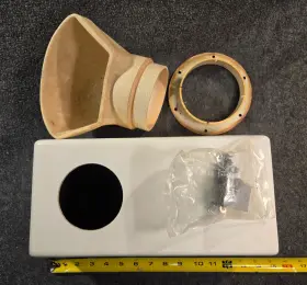 31380 Mariners Hardware Bodega Dorade Boat Ventilation Box With Horn Sailboat
