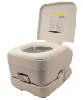 10lt Marpac 787766700091 Self-contained Portable Toilet 2.6gal/10lt Coolgray Marine Rv Camper Md