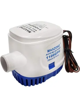 Maxzone 191094860349 Automatic Submersible Boat Bilge Water Pump 12v 1100gph Auto With Float Switch