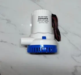 A03-120001 Maxzone Marine Electric Submersible Bilge Pump - 12v 2000 Gph Snap Lock Strainer Base