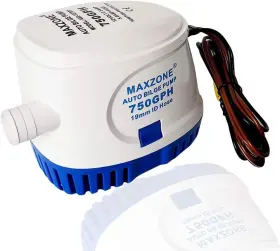 Hrnakdfkl-2098912 Maxzone Automatic Submersible Boat Bilge Water Pump 12v 750gph Auto With Float Black