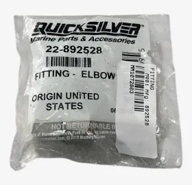 22-892528 Mercury Quicksilver Power Steering Elbow Fitting Oem