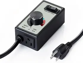 Midcvfrun 752815220769 Electronic Fan Speed Controller 0-100% Variable Adjuster For Black