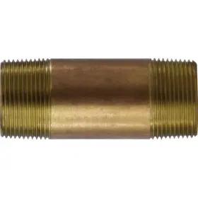 40-129 Midland Metal 40129 Red Brass 1-1/4 Inch X 6 Pipe Fitting Plumbing Nipple 40-129 Midland Metal 40129 Red Brass 1-1/4 Inch X 6 Pipe Fitting Plumbing Nipple