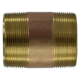 40162 Midland Metal 2 Inch -11-1/2 Brass Lead Free Pipe Long Nipple