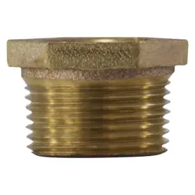 44523 Midland Metal 1-1/2 Inch Nptm To 1 Nptf Bronze Lead Free Pipe/pipe Hex Bushing