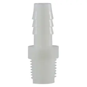 A1238 Midland Metal 3/8 Inch Hose I.d. To 1/2 Mipm Nylon White Hose/pipe Adapter