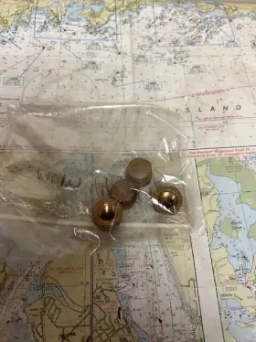 44471 Midland Metals Pack Of 4 #44471 Bronze Cap Fittings 1/4 Inch