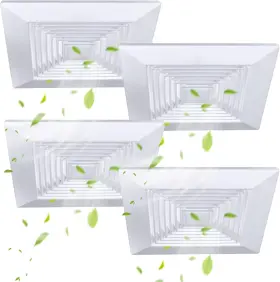 Mk11261 Mkhaslri 4 Pcs Exhaust Bathroom Ceiling Fan 9 X Inch Grille With White