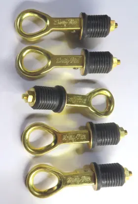 02900010 Moeller 5 Pk 1 Inch Drain Plugs Genuine Brass Snap Tite Boat Bilge Plug Made In Usa
