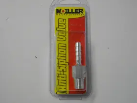 033805-10 Moeller Marine Anti-syphon Valve 1/4 Inch Barb X Npt Aluminum