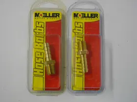33430-10 Moeller Marine Products 1/4 Inch Npt X 5/16 Barb Brass Fitting 2 Each