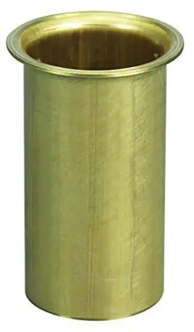 021253-388d Moeller Marine - 1-1/4 Inch D X 3-7/8 L Brass Drain Tube