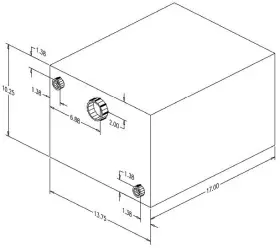 040209 Moeller Marine Water Tank 9 Gallon