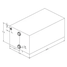 41225 Moeller Marine 25 Gal Waste Tank