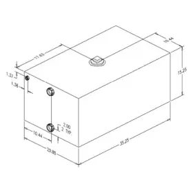 41245 Moeller Marine 45 Gal Waste Tank