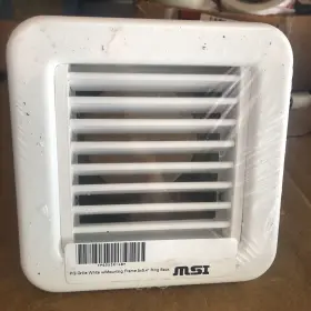 Pg5x5r-4b Msi Pg5x5r4b Pg Grille White 5x5x4 Ring Back