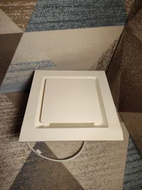 Hqs-300 Nalle Ventilation Fan Ceiling Bathroom Exhaust 120 Cfm-style B White