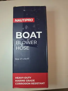 Bbh3x10 Nautipro Boat Blower Hose White 3 Inch X10ft