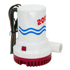 5201042a Newmaix 12v 2000gph Electric Bilge Pump Marine Boat Submersible Water Non-automa