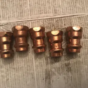 9031700pc Nibco Pc604 Lot Of 5 Mueller Streamline 1/2 X Inch Copper Press Female Threaded Adapter