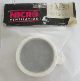 N10953 Nicro Marine 3 Inch Ventilation Insect Screen P/n A11