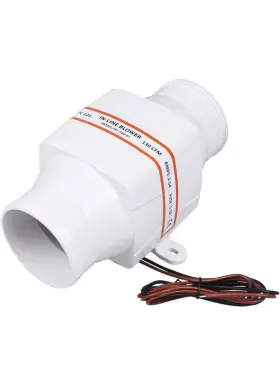 Nbem-0531 Novelbeeus 12v 3 Inch Electric In-line Marine Bilge Air Blower Fan 130cfm
