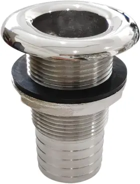 Wjbp1in-hf Nrc&xrc Marine Grade Stainless Steel Barbed Short Straight 1 Inch Id