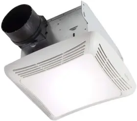Nutone 026715258017 80 Cfm Ceiling Bathroom Exhaust Fan With Light White