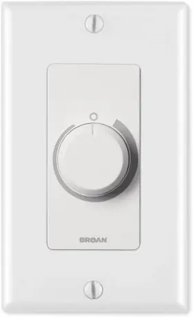 Nutone 737655550597 Broan Sc100w Exhaust Vent Fan Adjustable Speed Control Dial White