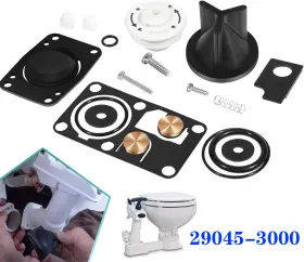 Nvqp-1925 Nv-auto For Jabsco 08-23 29090-3&29120-3 Series Toilet Marine Manual Service Kit