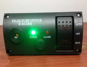 Pactrade Marine 726549804380 Boat Bilge Alarm And Pump Switch Abs Manual Automatic Off Spring Return