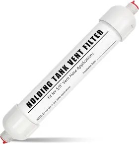 Pamriqy 784196508860 Highly Efficient 5/8 Inch Holding Tank Vent Filter - Marine Grade With Abs Housing