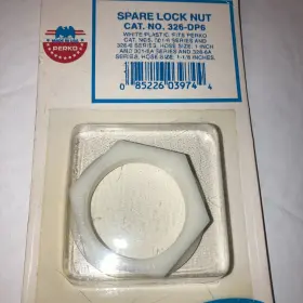 0075005dpp Perko 326-dp6 Boat Marine 1 1/8 Inch Spare / Replacement Flanged Lock Nut Bos Ba4