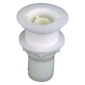 0285dp Perko Molded Plastic White Cockpit Scupper For 1-1/2 Inch Hose