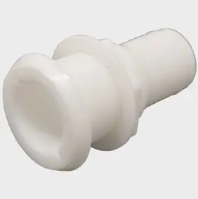 0301008 Perko White Plastic 301-8 Thru-hull Connector Fitting For 1-1/2 Inch Hose