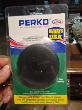 0662dpg99b Perko Epa Compliant Sealed Replacement Cap With Vpr - Black New