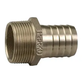 Perko 085226035067 5/8 Inch Hose I.d. To 1/2 Nptm Bronze Hose/pipe Adapter