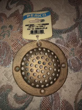 Perko 085226337505 Boat Thru Hull Strainer 0086dp3plb 3 1/2 Inch Bronze Brand New